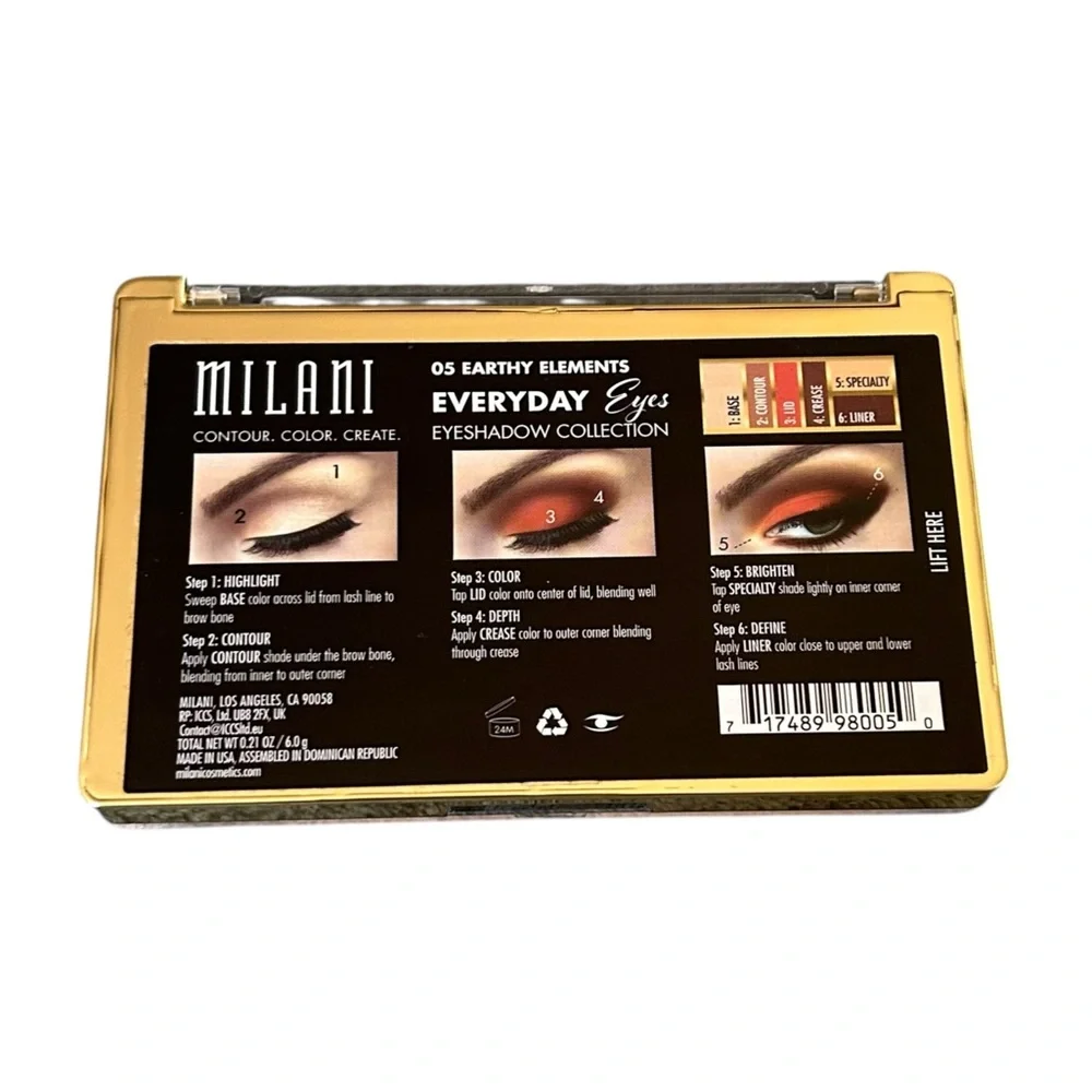 Milani Earthy Elements Everyday Eyes Eyeshadow Palette Warm Neutral Discontinued